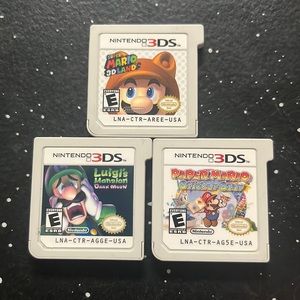 3 Mario Nintendo 3DS games